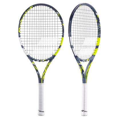 Aero Junior 26 Prestrung Tennis Racquet Grey and Yellow Racquets BABOLAT