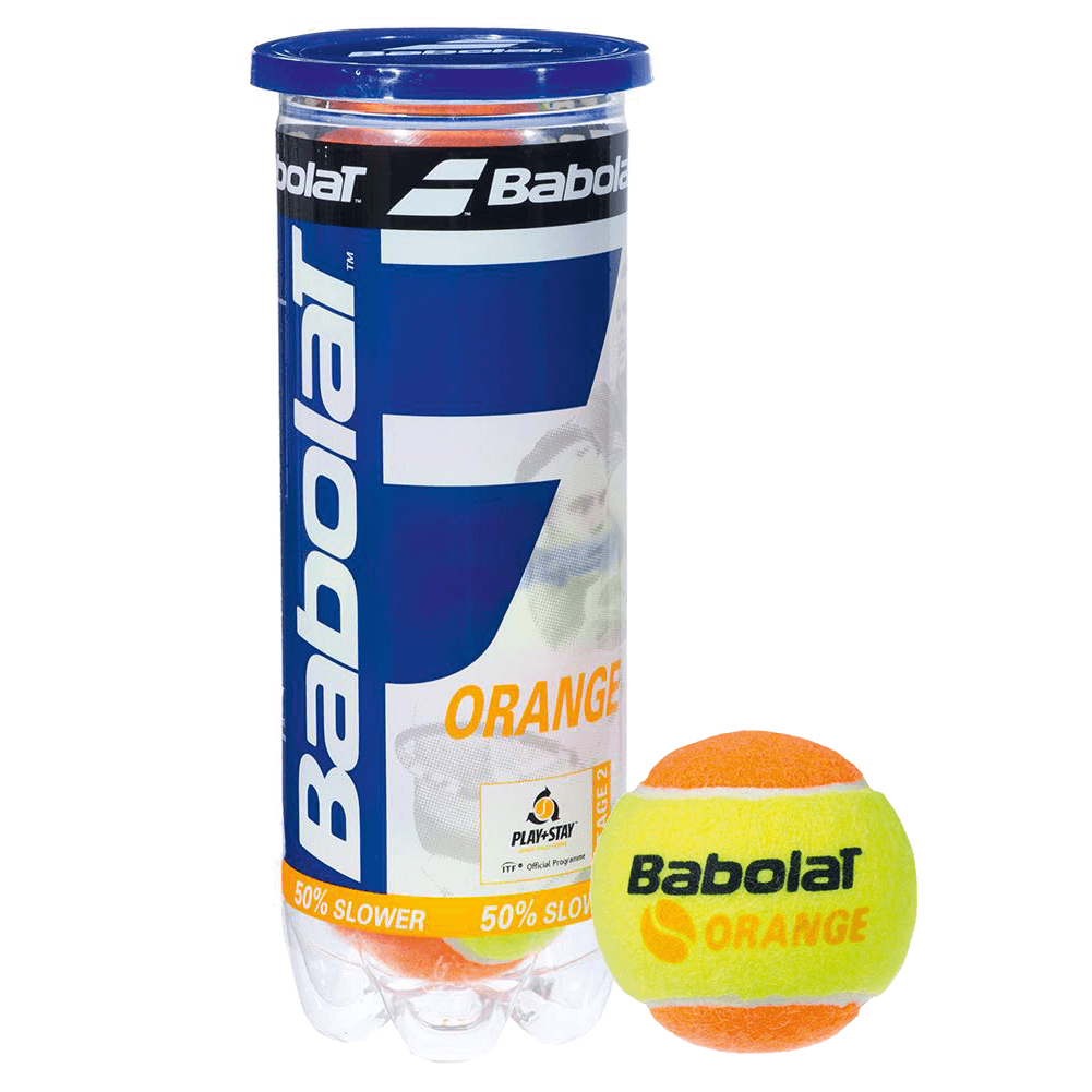 Play And Stay Orange Felt 3 Pack Tennis Balls Tennis Balls BABOLAT