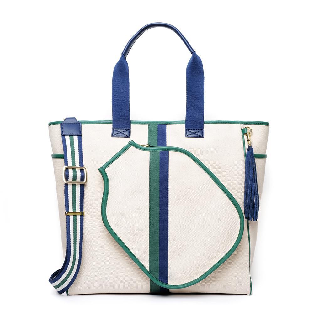 The Bestie Pickleball Bag Ivory Pickleball Bags And Backpacks TRELLE AND CO.