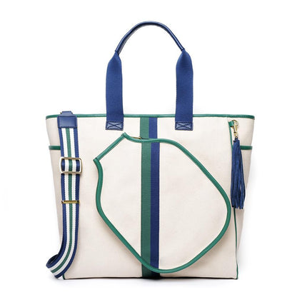 The Bestie Pickleball Bag Ivory Pickleball Bags And Backpacks TRELLE AND CO.