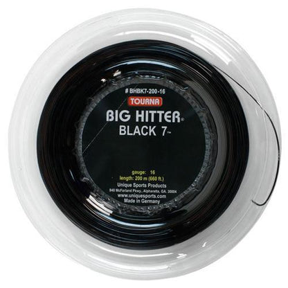 Big Hitter Black 7 16G Tennis String Reel Strings TOURNA