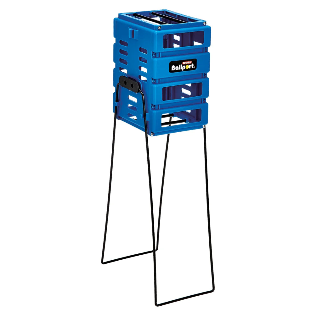 Ballport Mini Tennis Ball Basket TOURNA Blue