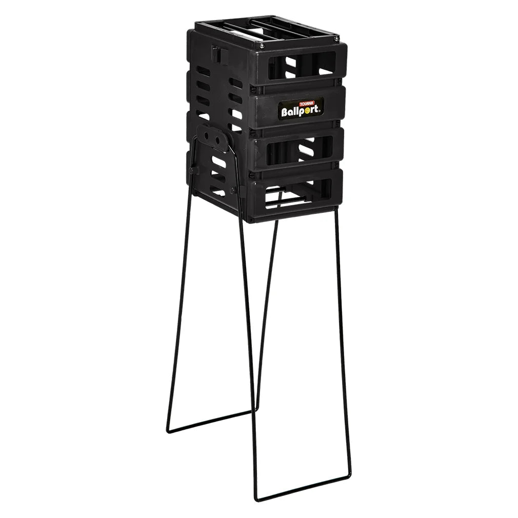 Ballport Mini Tennis Ball Basket TOURNA Black