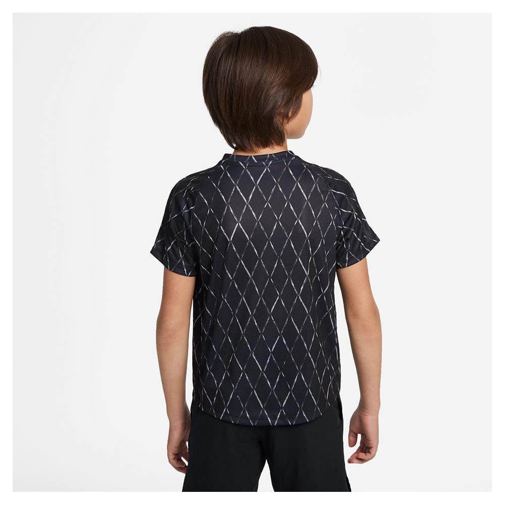 Boys' Court Dri-FIT Victory Printed Tennis Top Last Chance Offers NIKE