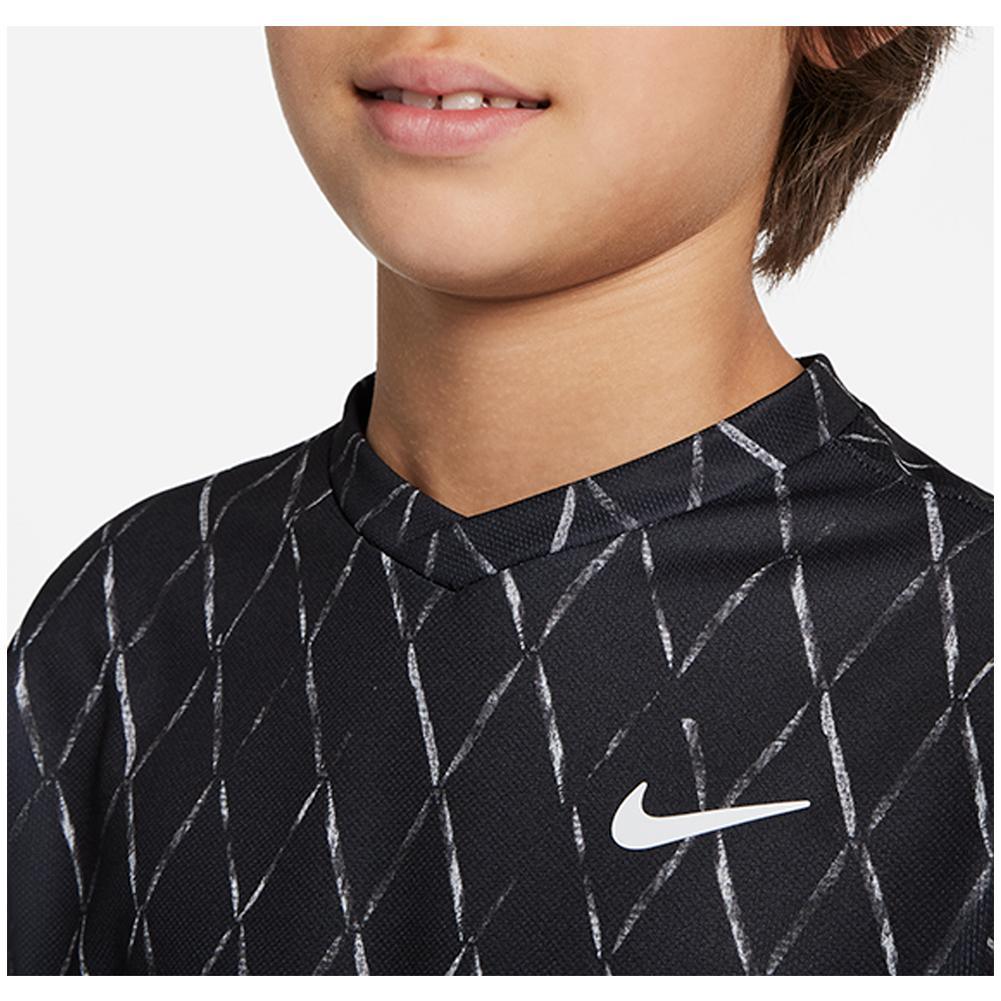 Boys' Court Dri-FIT Victory Printed Tennis Top Last Chance Offers NIKE