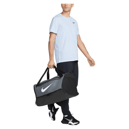 Brasilia 9.5 Training Duffel Bag (Medium, 60L) Iron Grey and Black NIKE