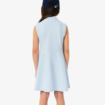 Girls' MIni-Pique Tennis Dress Flamant LACOSTE
