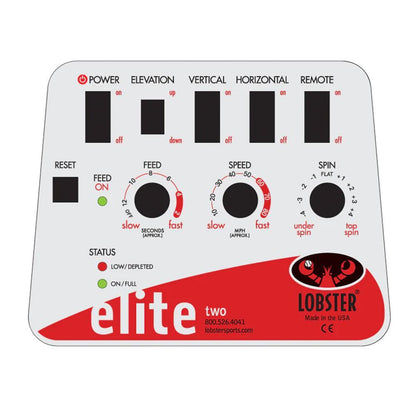 Elite Two with 10-Function Wi-Fi Remote Control for Apple Ball Machines LOBSTER