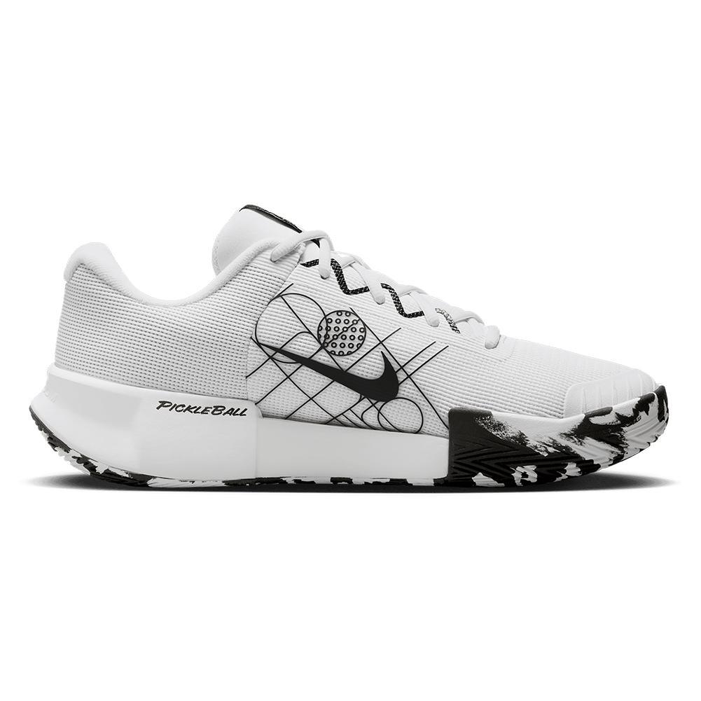 Men's GP Pickleball Pro Shoes White and Black Shoes NIKE