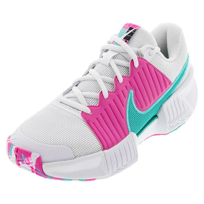 Women's GP Pickleball Pro Shoes White and Alchemy Pink Womens Shoes NIKE