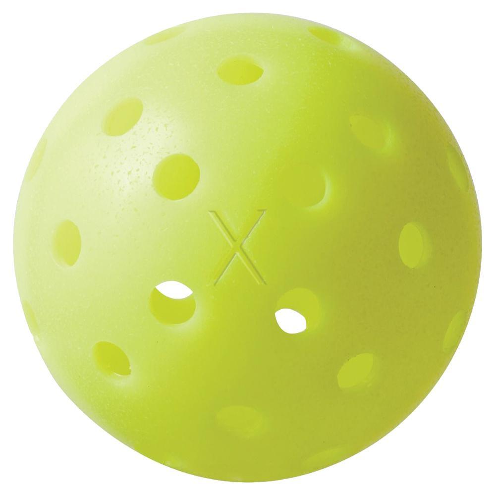 X-40 Outdoor Pickleballs 3 Pack Optic PICKLEBALLS FRANKLIN SPORTS