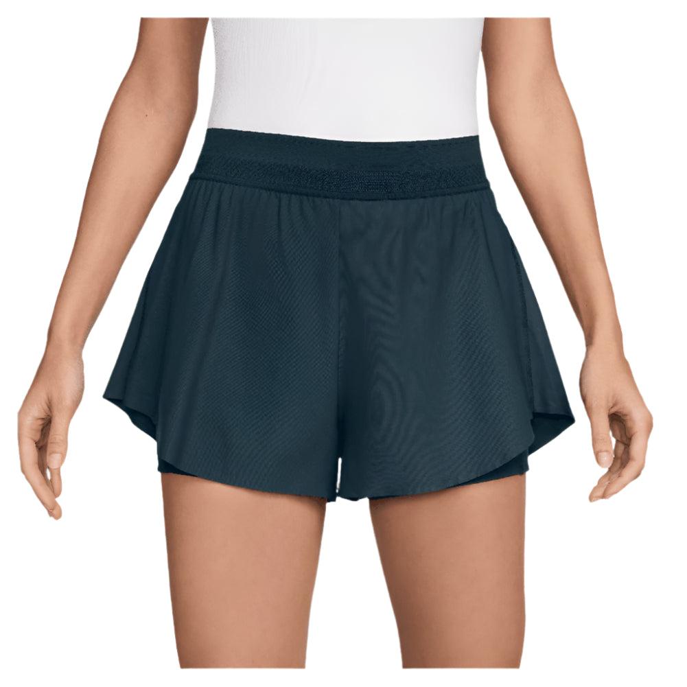 Women`s Dri-Fit Advantage Ace Tennis Short Armory Navy NIKE XS Blue
