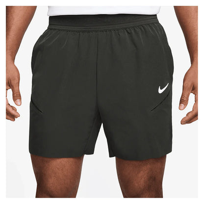 Men`s Paris Court Dri-FIT Slam 6" Tennis Short NIKE XS 355_SEQUOIA/WT