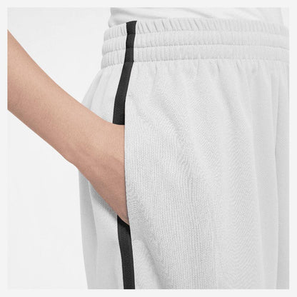 Boys' Dri-Fit Multi Woven Tennis Short White and Black NIKE