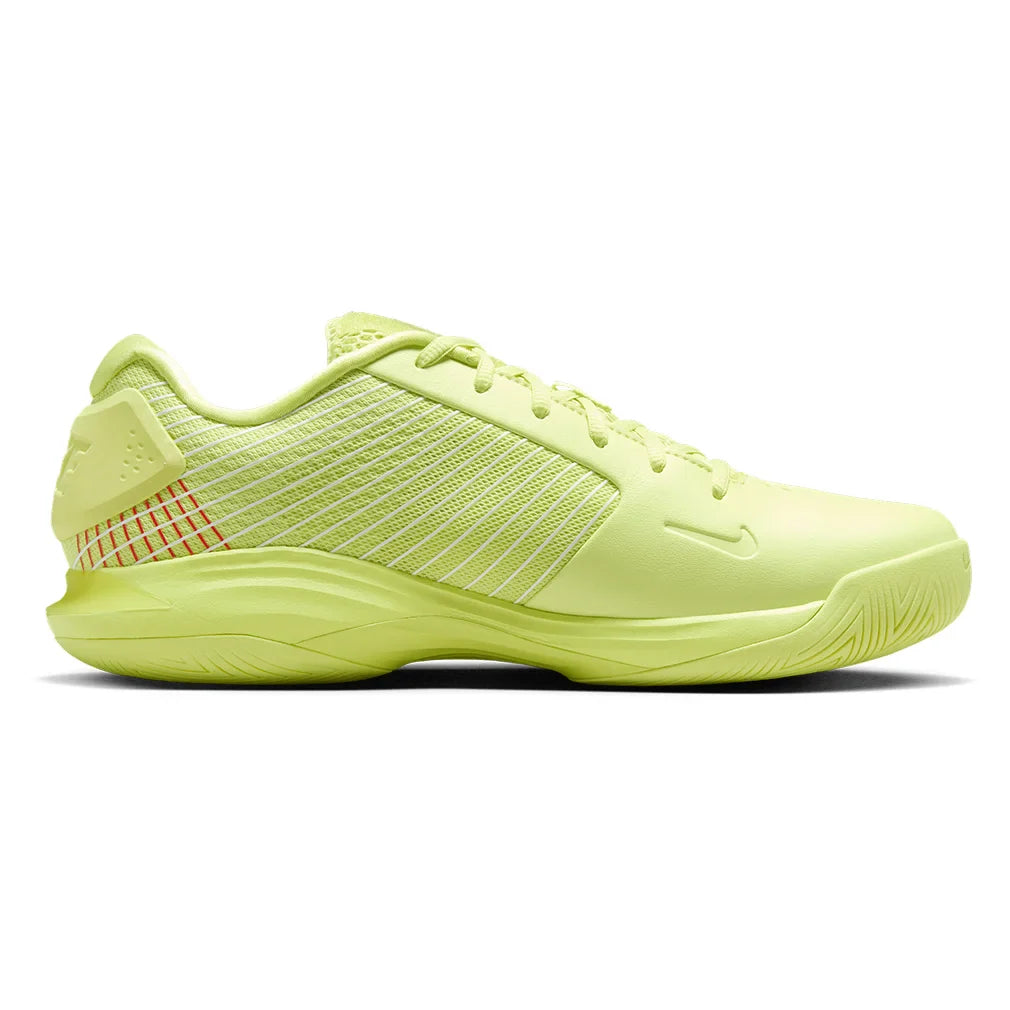 Men`s Vapor 12 Hypersmash Tennis Shoes Light Lemon Twist and Black NIKE