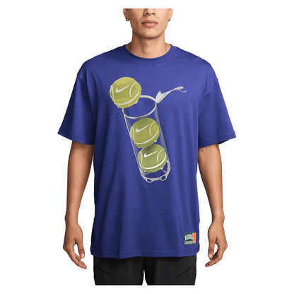 Men`s Paris Court M90 Tennis Tee NIKE S 539_DEEP_NIGHT