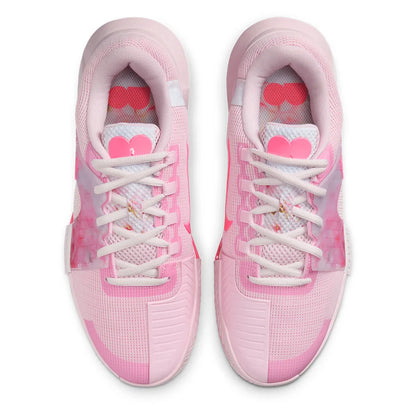 Women`s GP Challenge 1 Osaka Tennis Shoes Dusty Cactus and Dark Team Red NIKE