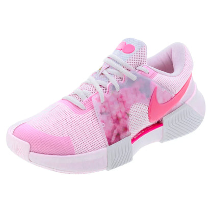 Women`s GP Challenge 1 Osaka Tennis Shoes Dusty Cactus and Dark Team Red NIKE 5 Pink
