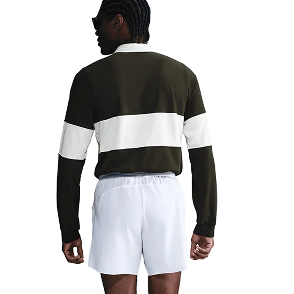 Men`s Paris Court Dri-FIT Advantage Slam Long Sleeve Tennis Polo NIKE