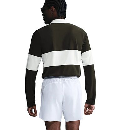 Men`s Paris Court Dri-FIT Advantage Slam Long Sleeve Tennis Polo NIKE