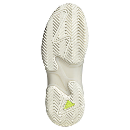 Men`s Barricade 13 Tennis Shoes White and Gold Metallic ADIDAS