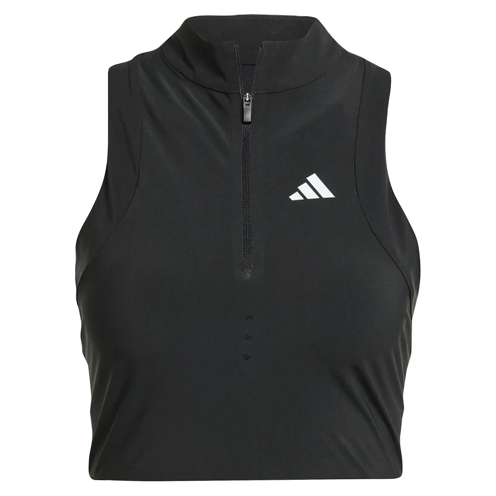 Women`s Pro Crop Tennis Tank Black ADIDAS XS Black