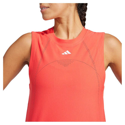 Women`s Climacool Match Pro Tennis Tank Semi Lucid Red ADIDAS