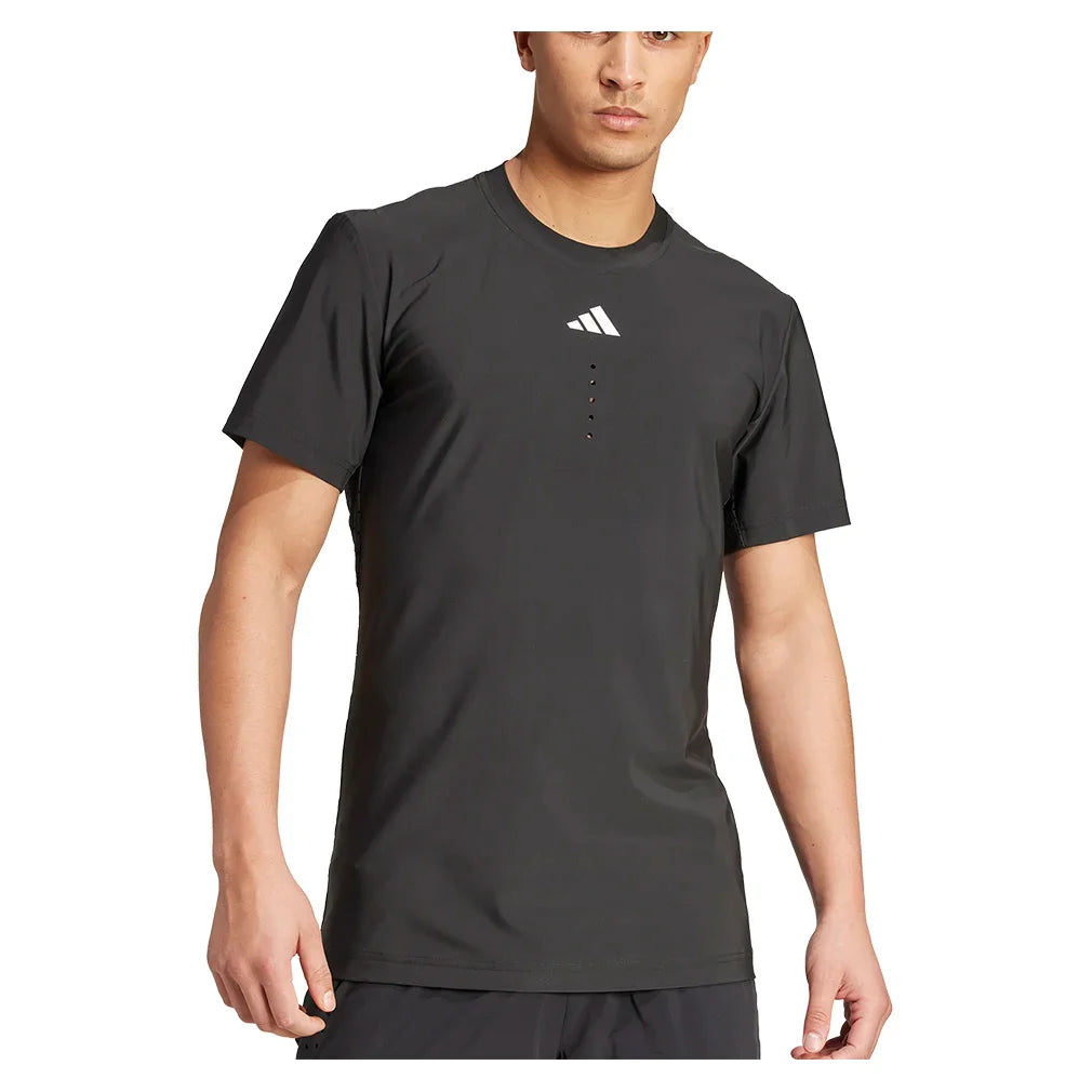 Men`s Freelift Pro Tennis Top Black ADIDAS