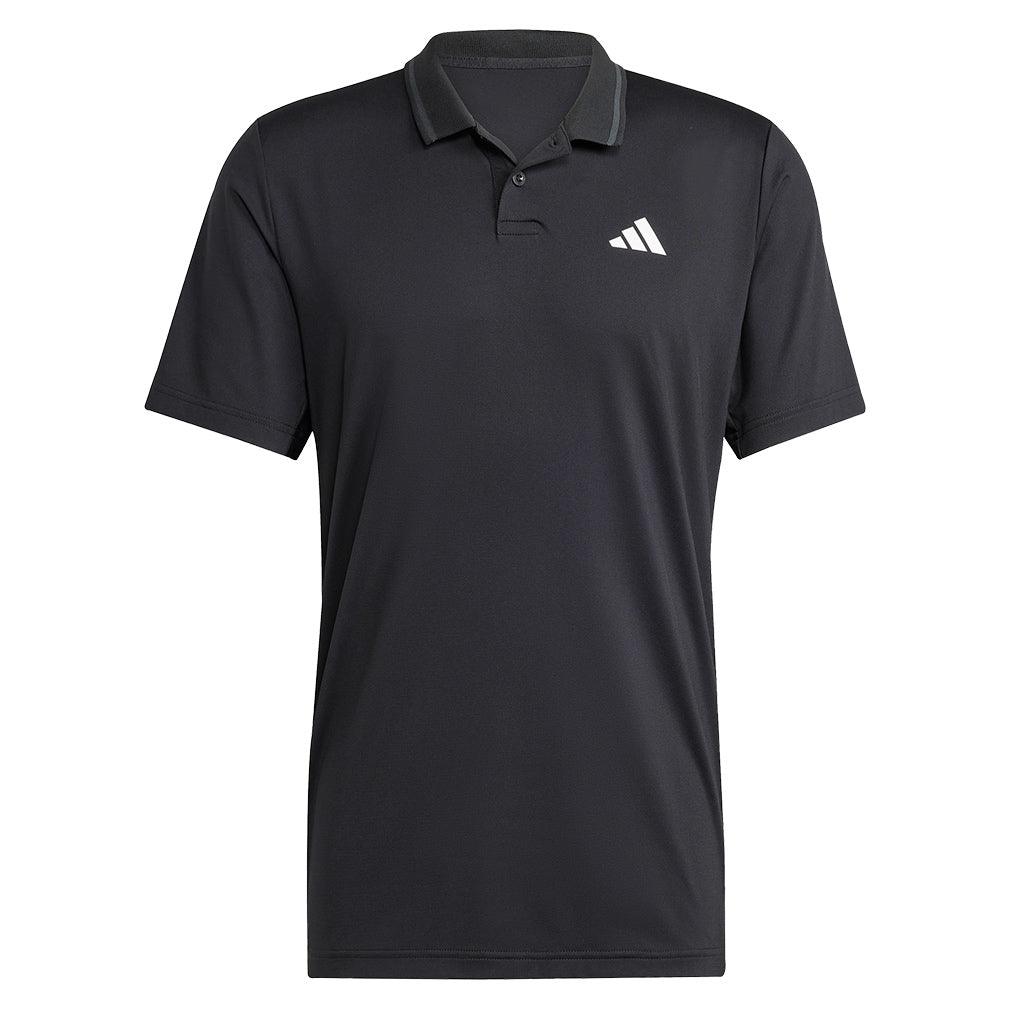 Men`s Club Pique Tennis Polo Black MENS APPAREL ADIDAS XS Black