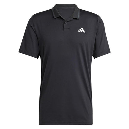 Men`s Club Pique Tennis Polo Black MENS APPAREL ADIDAS XS Black