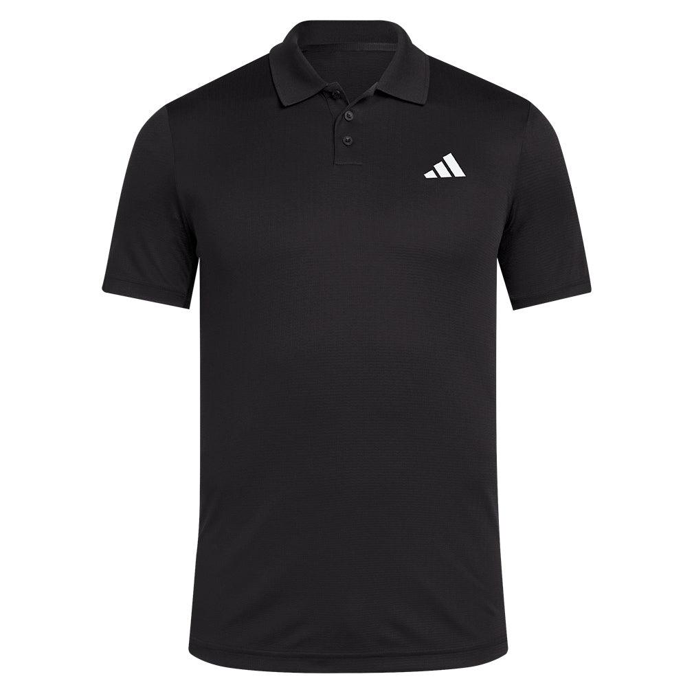 Men`s Freelift Tennis Polo Black MENS APPAREL ADIDAS XS Black