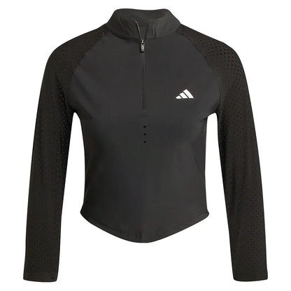 Women`s Climacool Coldback 3/4 Long Sleeve Pro Tennis Top Black ADIDAS XS Black