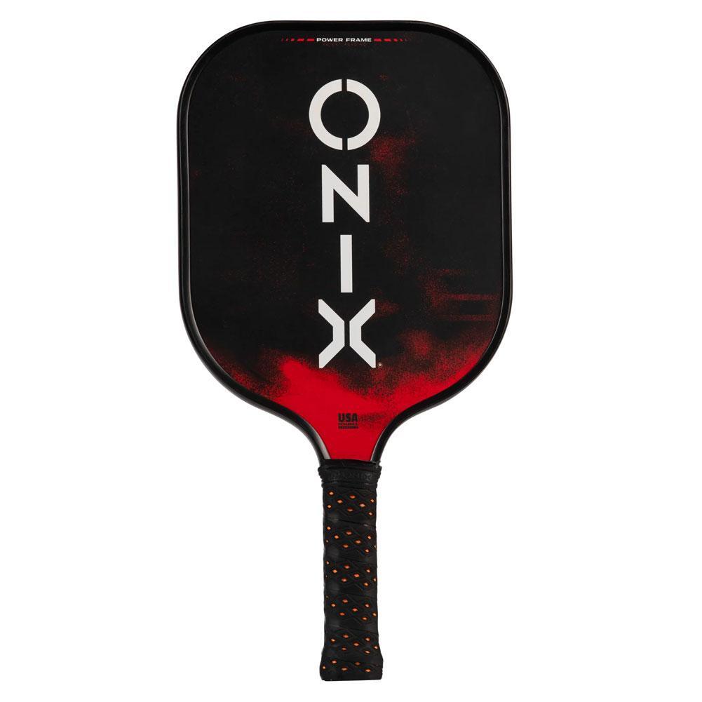 Mayhem 16 Composite Pickleball Paddle Orange and Black Pickleball Paddles ONIX