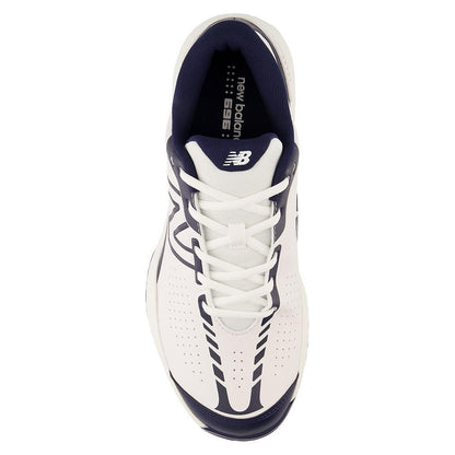 Men's 696v5 D Width Tennis Shoes White and Navy Shoes NEW BALANCE