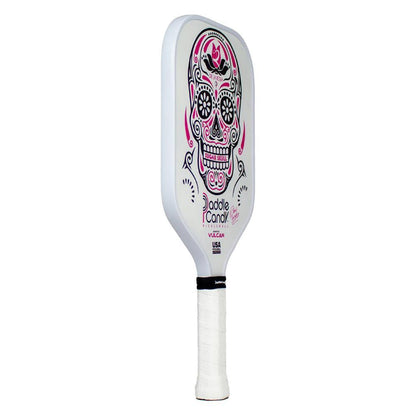 Paddle Candy Sugar Skull DLR Edition Pickleball Paddle White Promotions VULCAN