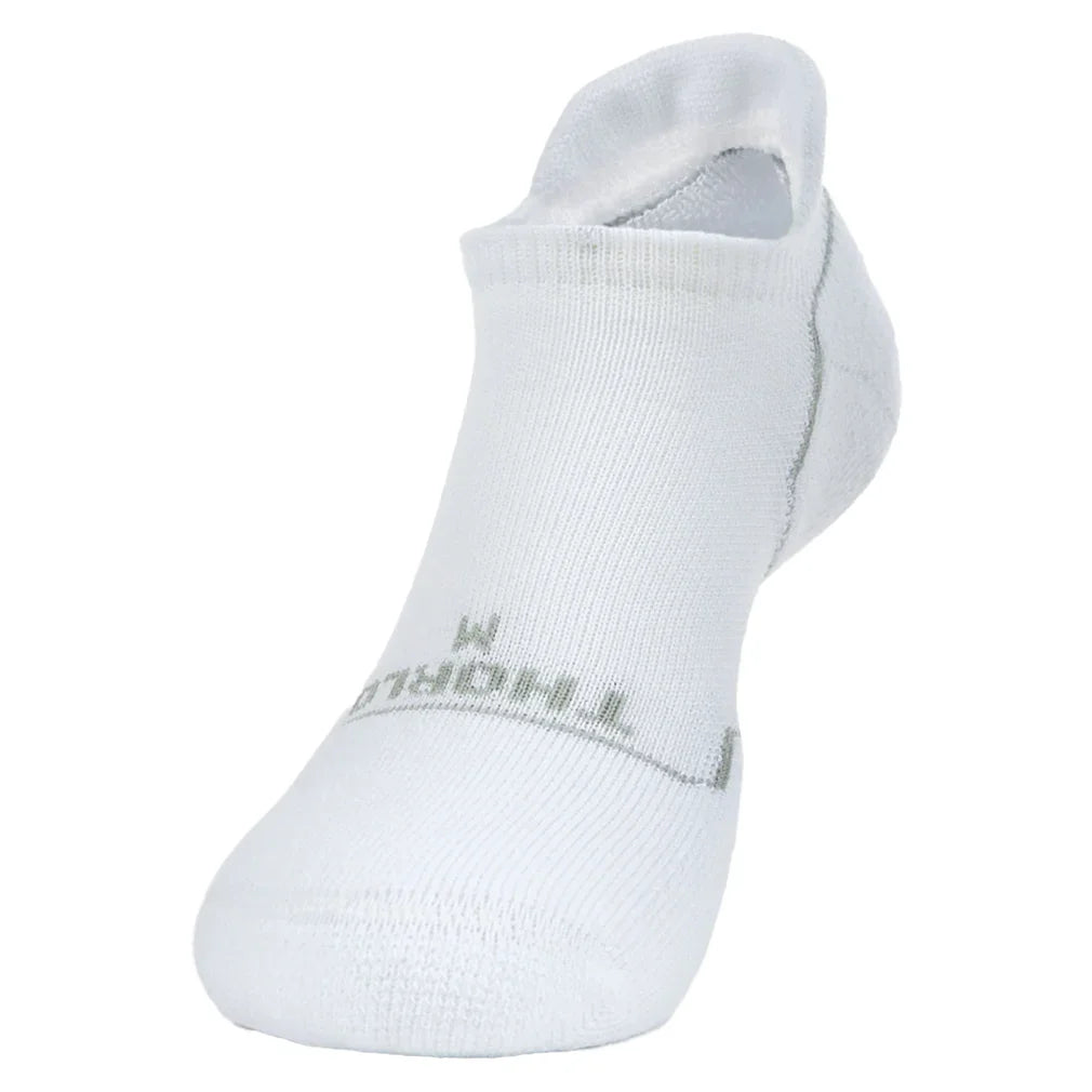 Light Cushion No Show Tab Pickleball Socks White THORLO S