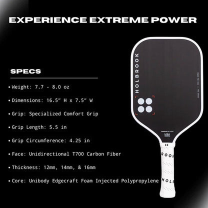 Power Pro 14mm Pickleball Paddle Pickleball Paddles HOLBROOK
