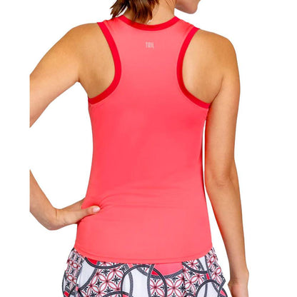Women's Rhoswen Racerback Pickleball Tank Lychee Pink Womens Apparel TAIL