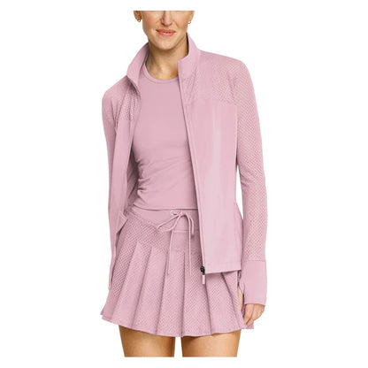 Women`s Caryn Full Zip Pickleball Jacket Lavender Mist SPIN-IT