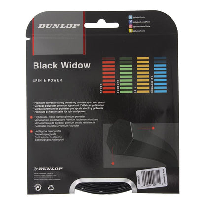 Black Widow Tennis String Strings DUNLOP