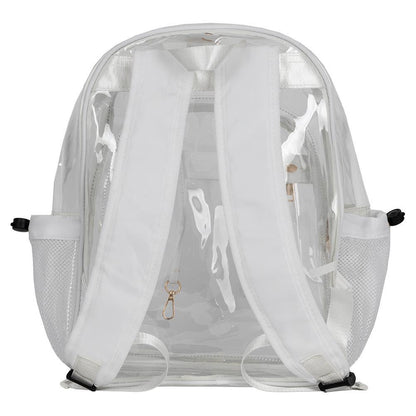 Clear Backpack White Pickleball Bags And Backpacks MAYVAK