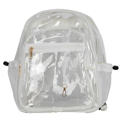 Clear Backpack White Pickleball Bags And Backpacks MAYVAK