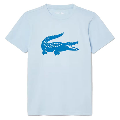 Boys' Oversized Croc Tennis Top Rill and Gipsy Blue LACOSTE 6A Rill and Gipsy Blue