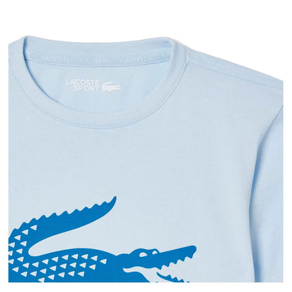Boys' Oversized Croc Tennis Top Rill and Gipsy Blue LACOSTE