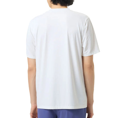 Men`s Cross Court Challenger Mesh Tennis Top White FILA