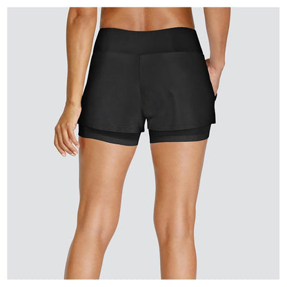Women's Lulie 4 Inch Tennis Short Onyx Womens Apparel TAIL