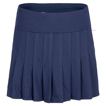 Women's Jillian 13.5 Inch Pleated Tennis Skort Navy Blue Womens Apparel TAIL