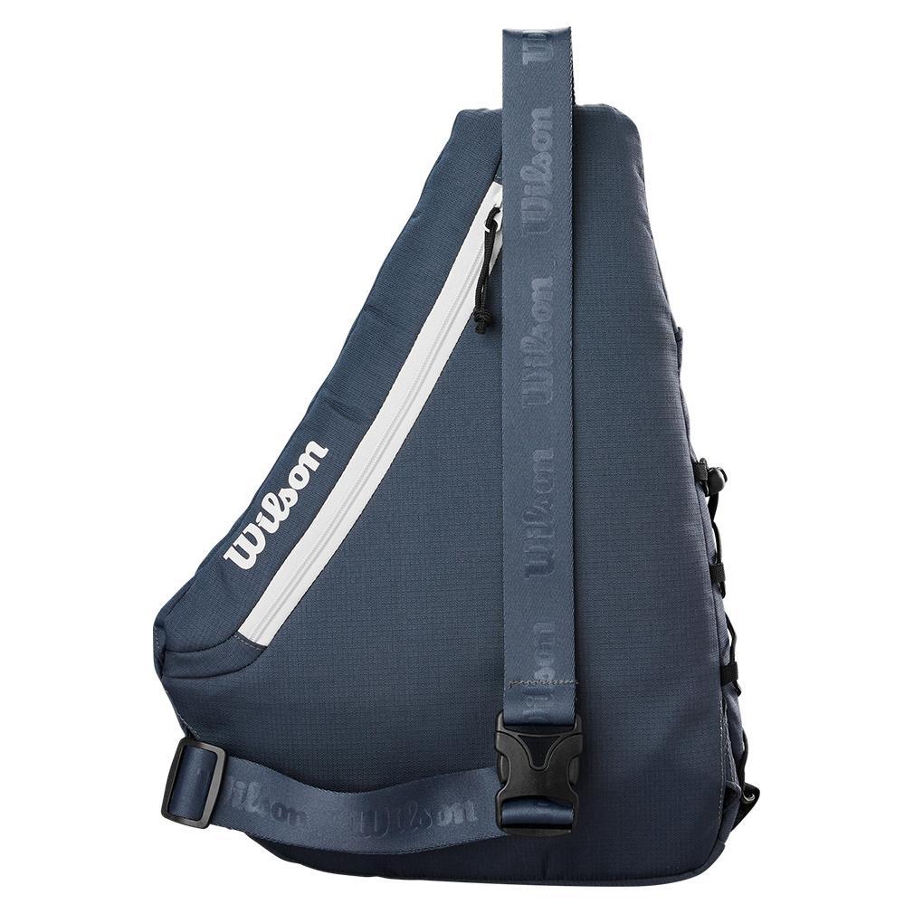 Triangle Pickleball Sling Bag Navy PICKLEBALL BAGS AND BACKPACKS WILSON