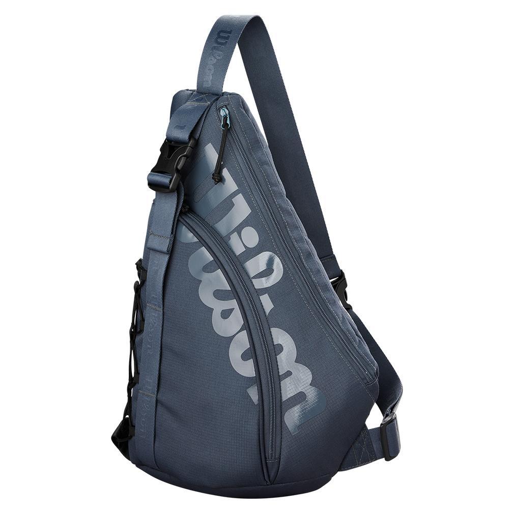 Triangle Pickleball Sling Bag Navy PICKLEBALL BAGS AND BACKPACKS WILSON