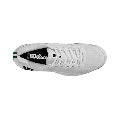 Men's Rush Pro 4.5 Tennis Shoes White and Aventurine Top Tennis Shoes WILSON